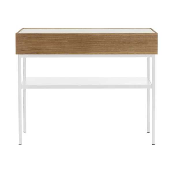Asplund Luc 100 Konsolentisch Walnussgebeizte Eiche (p4), Marmorplatte