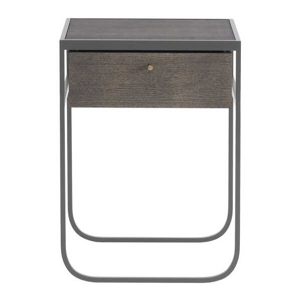 Asplund Nati Tati Drawer Nachttisch Storm grey, geräucherte Eiche