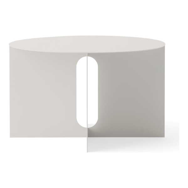 Audo - Androgyne Beistelltisch Base, ⌀ 63 cm, ivory