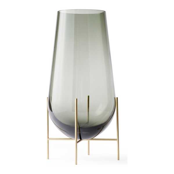 Audo Copenhagen Échasse Vase klein Smoke
