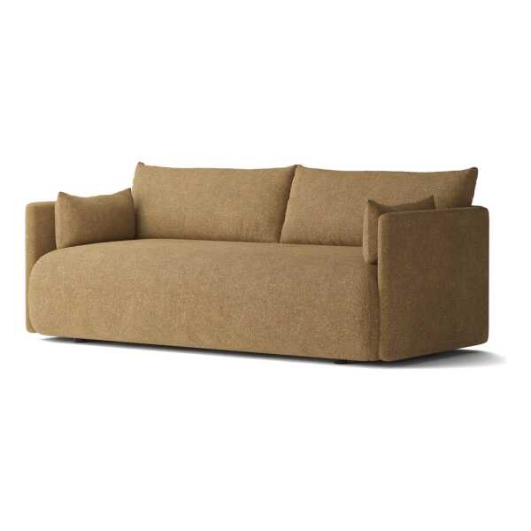 Audo Copenhagen Offset Sofa 2-Sitzer Audo Bouclé 06 Gold
