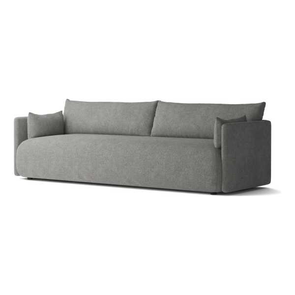 Audo Copenhagen Offset Sofa 3-Sitzer Audo Bouclé 16 Dark grey