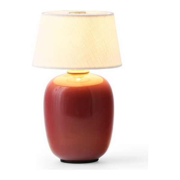 Audo Copenhagen Torso Tischleuchte portable Ruby