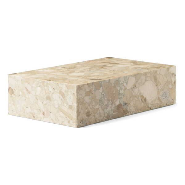 Audo - Plinth Couchtisch low, kunis breccia
