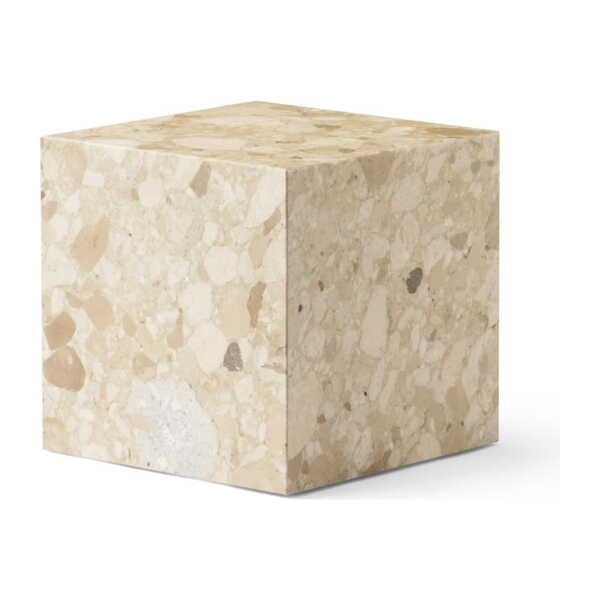 Audo - Plinth Cubic Beistelltisch, Kunis Breccia