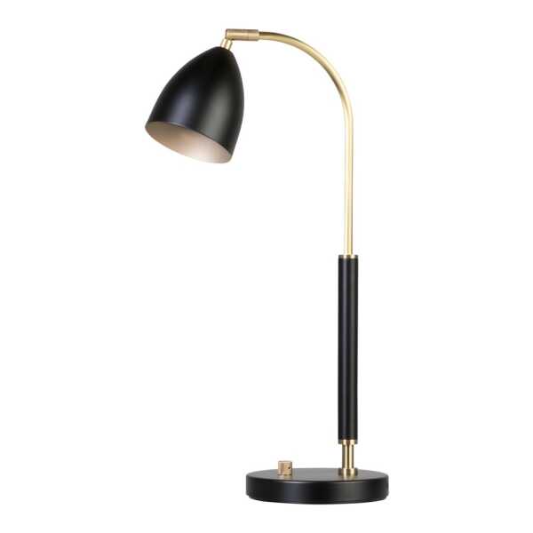 Belid Deluxe Tischleuchte Schwarz, Messing