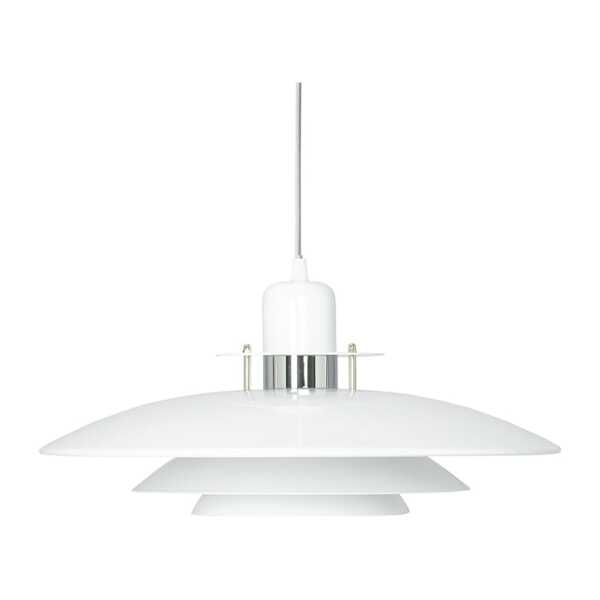 Belid Primus Pendelleuchte Ø43cm Weiß-Chrom