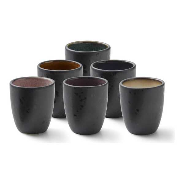 Bitz Bitz Espressotasse 6er Pack Schwarz