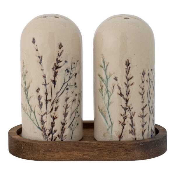 Bloomingville Bea Salz- & Pfefferstreuer 2 Teile Natur