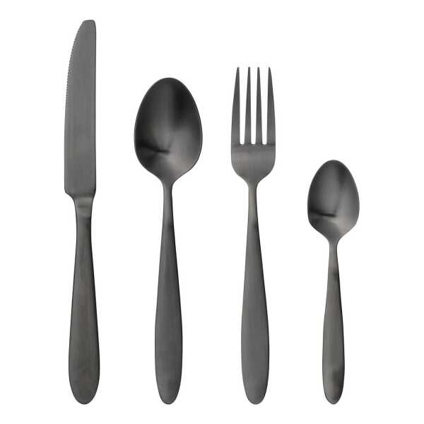 Bloomingville Frea Besteckset 4 Teile Schwarz