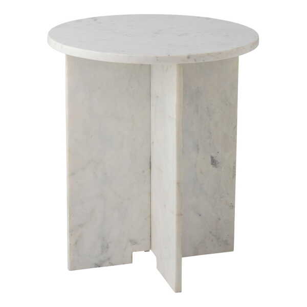 Bloomingville - Jasmia Beistelltisch, ⌀ 46 cm, weiß