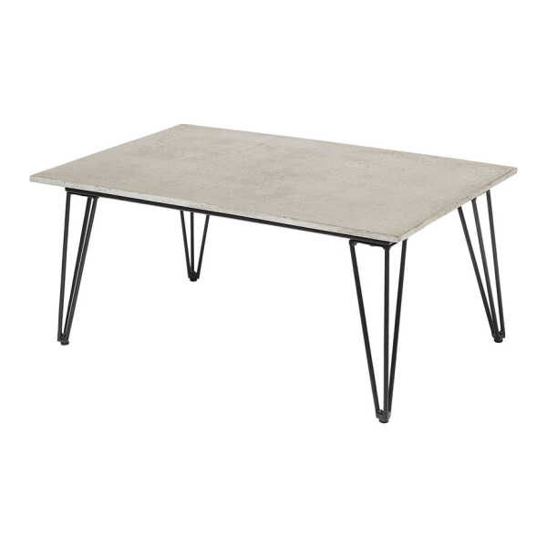 Bloomingville - Mundo Couchtisch, 90 x 60 cm, Beton / grau