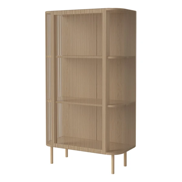 Bolia - Cord Highboard, nature Cord, Eiche weiß pigmentiert geölt