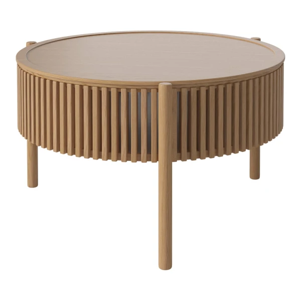 Bolia - Story Couchtisch ⌀ 83 cm, Eiche geölt