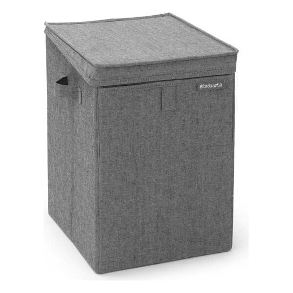Brabantia Brabantia Wäschekorb stapelbar 35 Liter Dunkelgrau