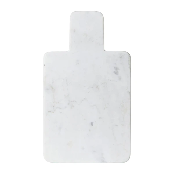Broste Copenhagen - Adam Schneidebrett, 30 x 17 cm, Marmor weiß