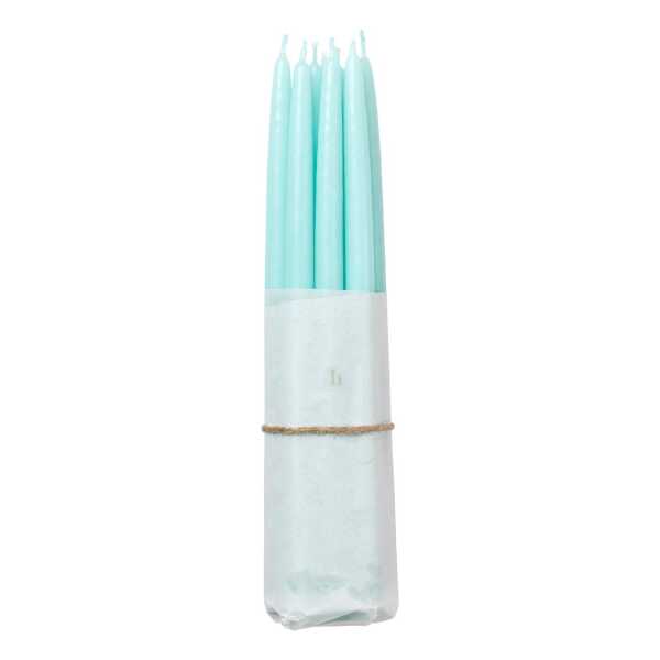 Broste Copenhagen Broste Copenhagen gegossene Kerzen 10er Pack Mint green