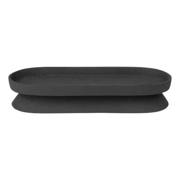 Broste Copenhagen - Holger Kerzenschale, schwarz