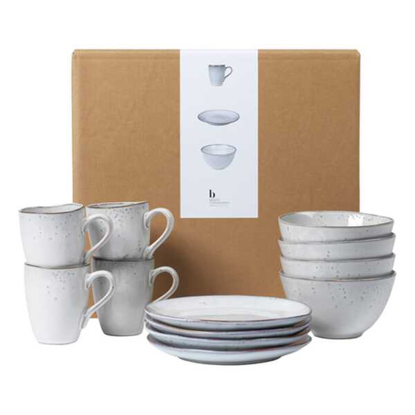 Broste Copenhagen Nordic Sand Frühstücksset 12 Teile