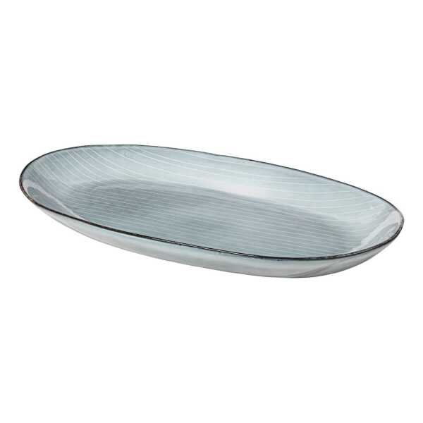 Broste Copenhagen Nordic Sea Servierteller oval 17 x 30cm