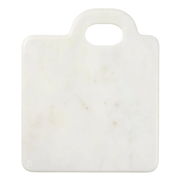 Broste Copenhagen Olina Schneidebrett 26x30 cm White marble