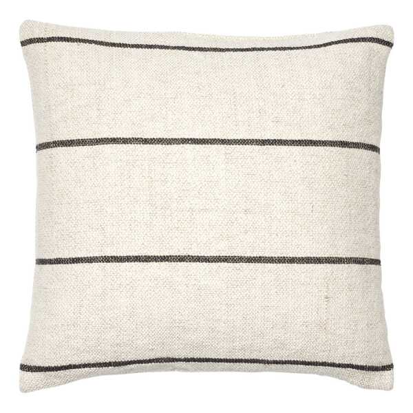 Broste Copenhagen Sigrid Kissenbezug 50x50 cm Light Beige-Black