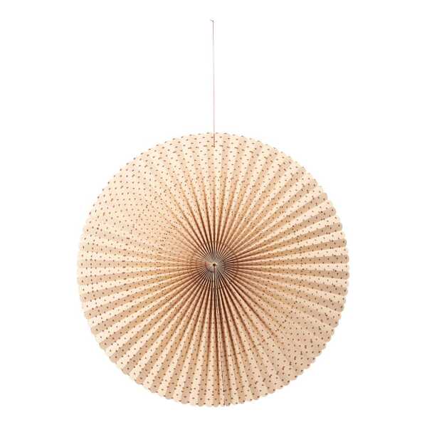 Broste Copenhagen Stella rosette Adventsstern L Ø60 cm Natural-pompeian red
