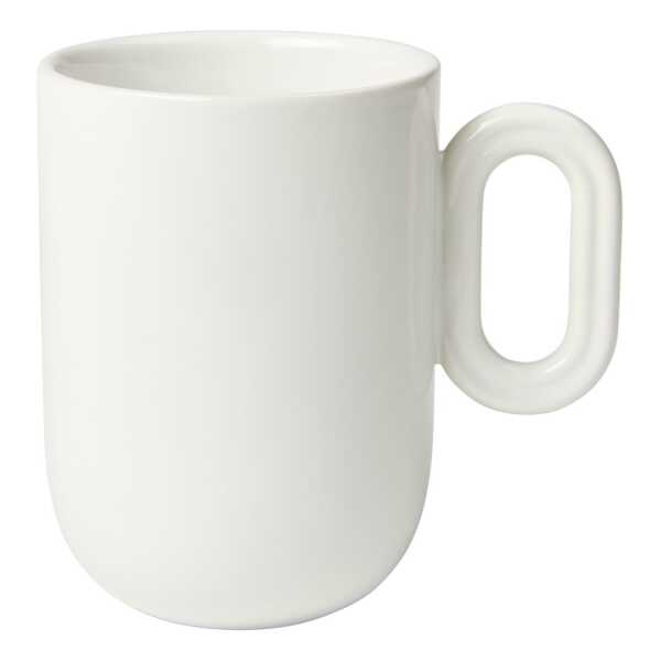 Broste Copenhagen Stevns Becher mit Henkel 40 cl Chalk White