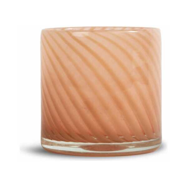 Byon Calore Windlicht-Vase M Ø15cm Rosa-beige