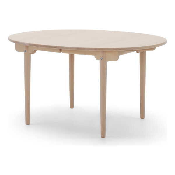 Carl Hansen - CH337 ausziehbarer Esstisch, 140 x 115 cm, eiche geseift (mit Auszug für 2 Platten)