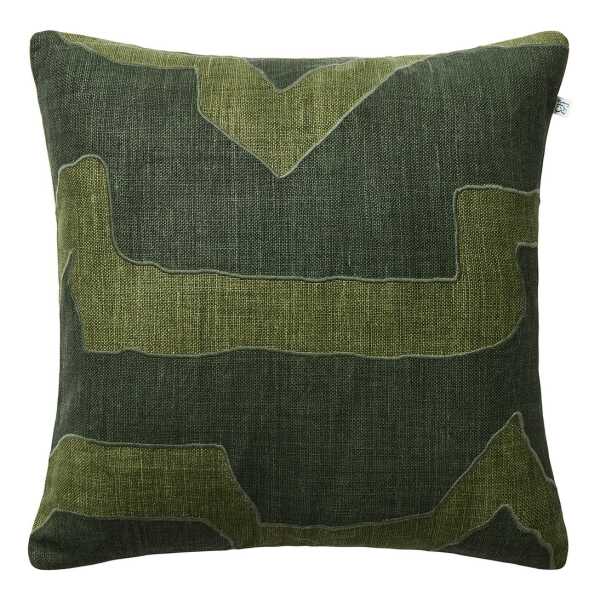 Chhatwal & Jonsson Sikkim Kissenbezug 50 x 50cm Forest Green-Green