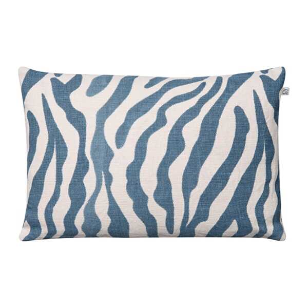 Chhatwal & Jonsson Zebra Kissen, 40 x 60 Heaven blue, 60 x 40cm