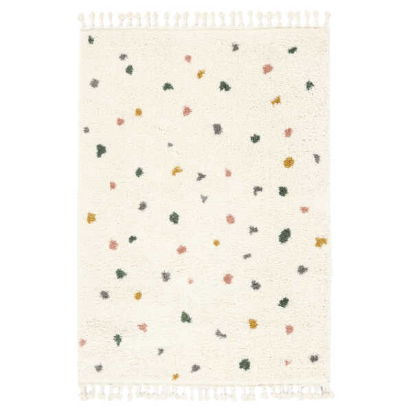 Confetti Teppich - Naturweiß 160x230