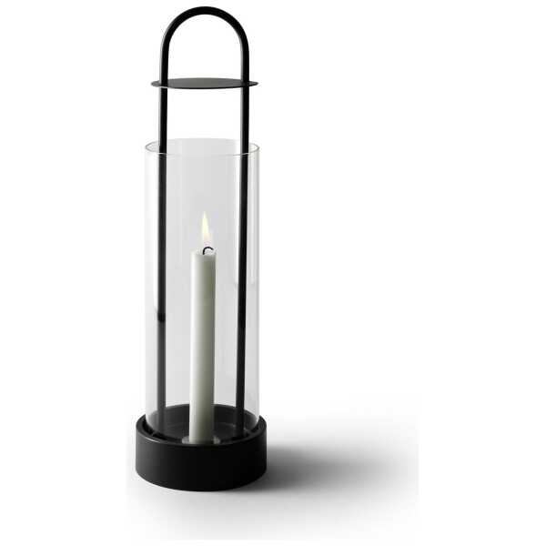 Design House Stockholm Lotus Windlicht Schwarz