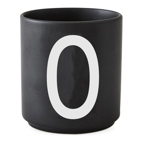 Design Letters Design Letters Becher schwarz O