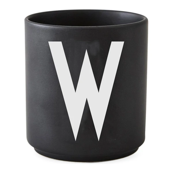 Design Letters Design Letters Becher schwarz W