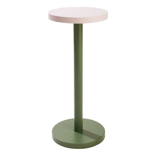 Design Letters - Trisse 3-in-1 Beistelltisch, L, vineyard green / pastel beige