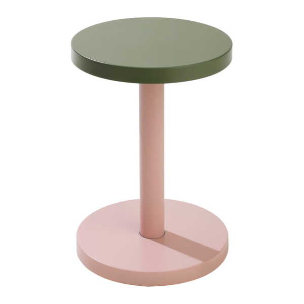 Design Letters - Trisse 3-in-1 Beistelltisch, S, pink / grün