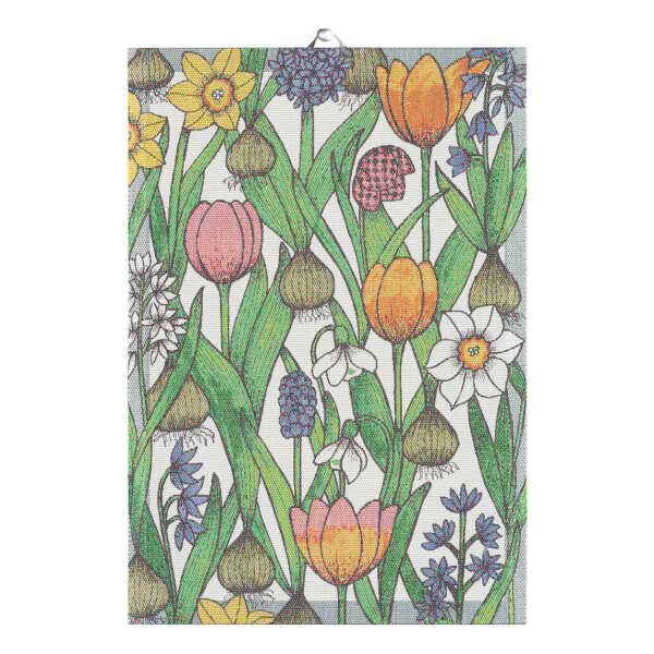 Ekelund Linneväveri Blumenzwiebel Geschirrtuch 35 x 50cm