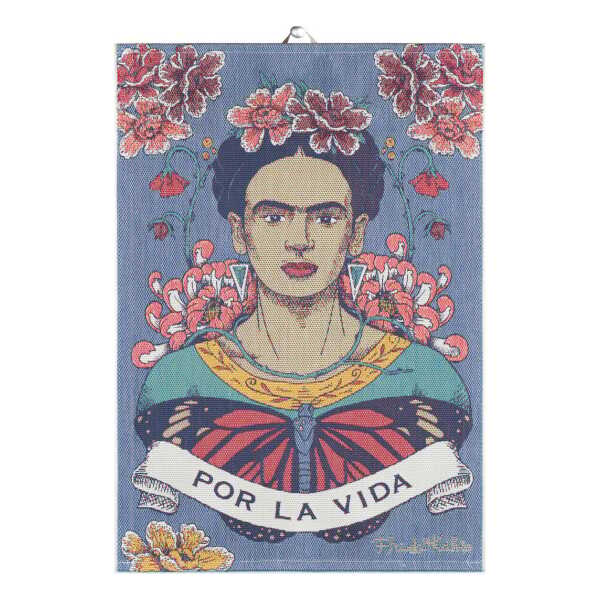 Ekelund Linneväveri Frida Kahlo Geschirrtuch 35 x 50cm Vida