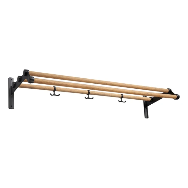Essem Design Nostalgi 291 Hutablage 100cm Bambu-schwarz