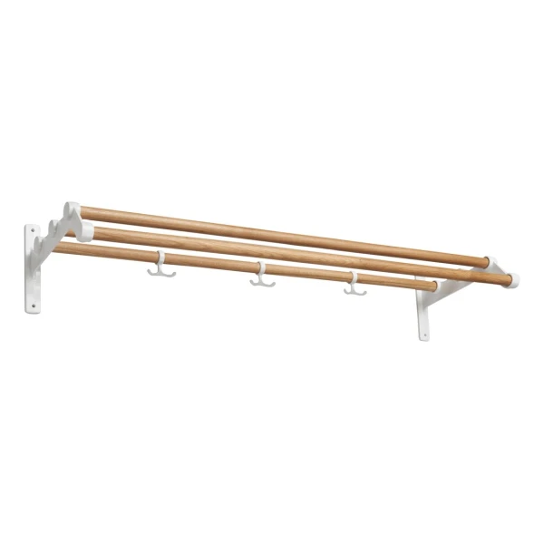 Essem Design Nostalgi 291 Hutablage 100cm Eiche-weiß