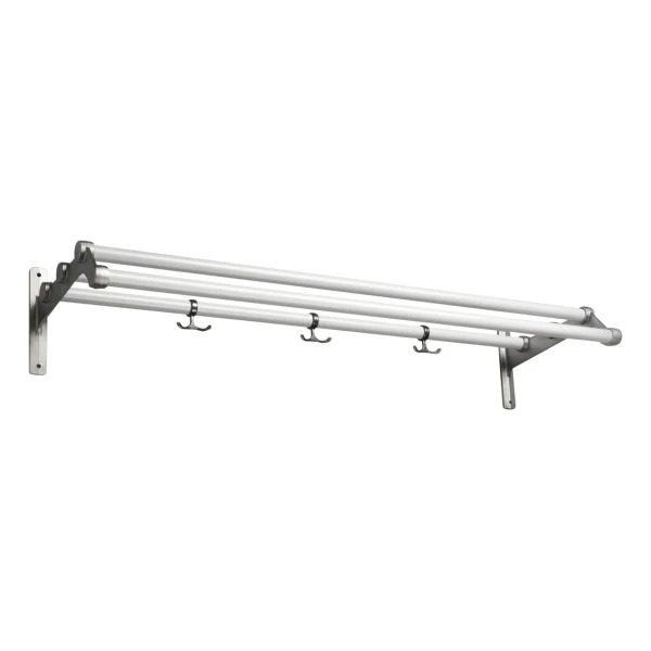 Essem Design Nostalgi 291 Hutablage 100cm Weiß-Aluminium