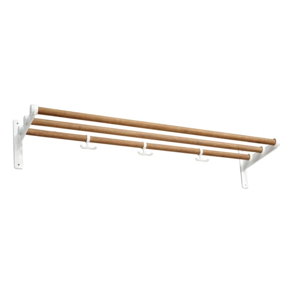 Essem Design Nostalgi Hutablage, Schuhregal Bambu-weiß