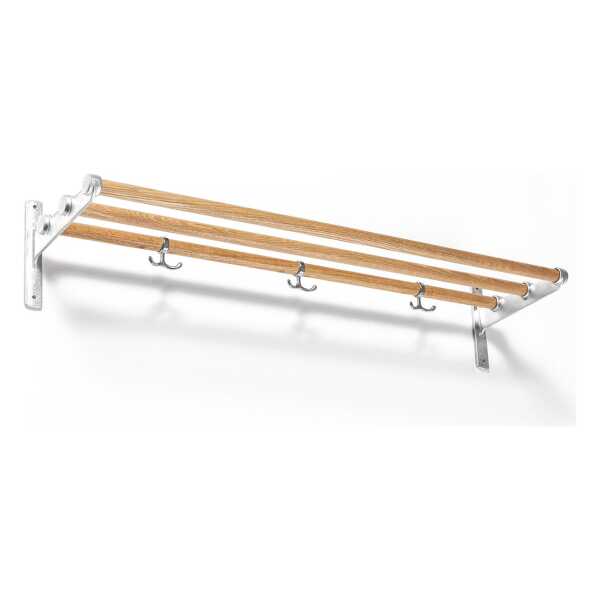 Essem Design Nostalgi Hutablage, Schuhregal Eiche, Aluminium