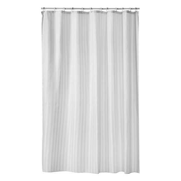 Etol Design Jacquard Duschvorhang weiß 180 x 200cm