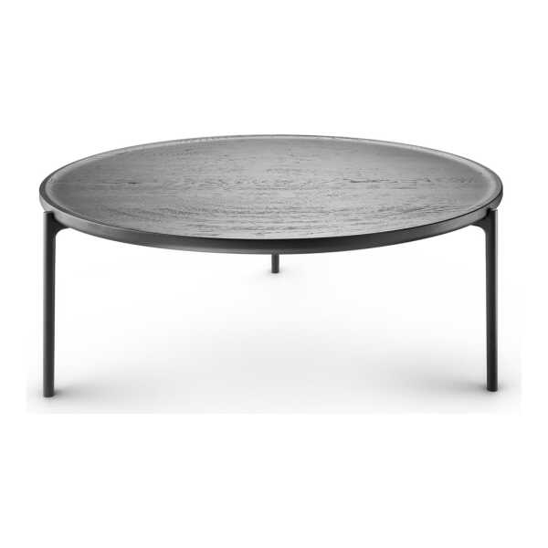 Eva Solo - Savoye Couchtisch, ⌀ 90 x H 35 cm, schwarz / schwarz