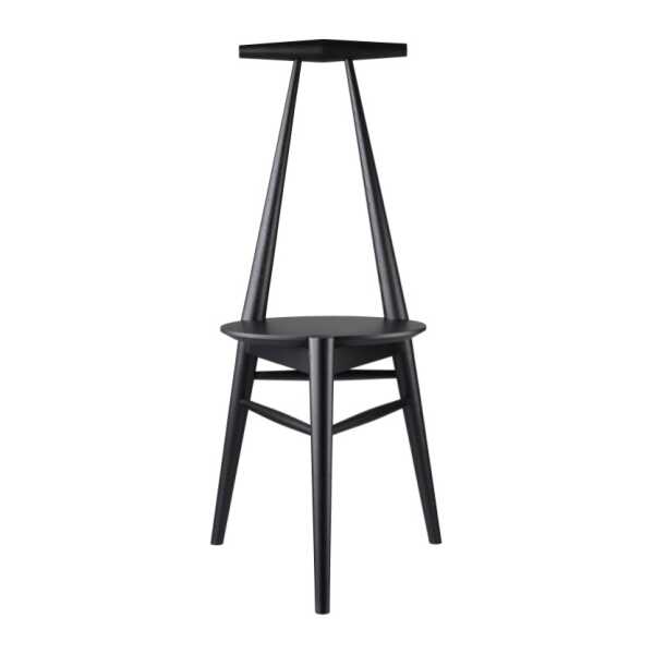 FDB Møbler J157 Anker Stuhl Oak black lacquered
