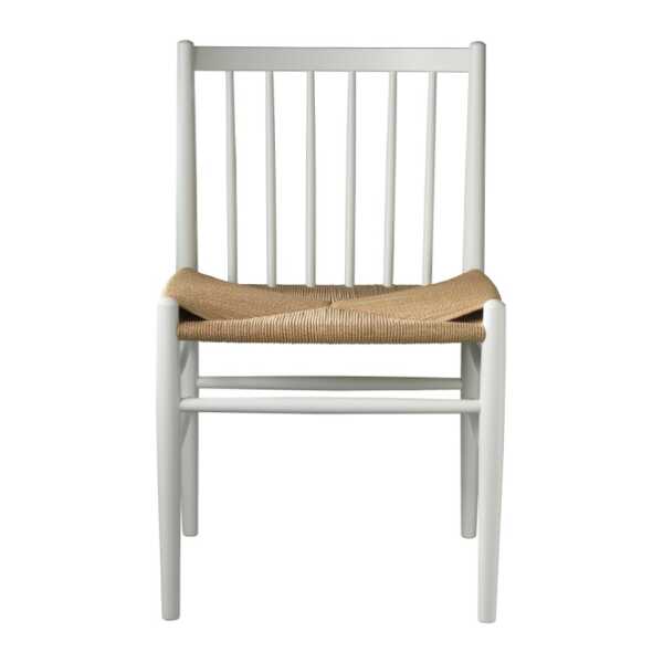 FDB Møbler J80 Stuhl Beech white painted-nature