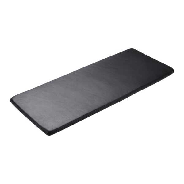 FDB Møbler R6 Radius Sitzkissen 45x109 cm Black leather